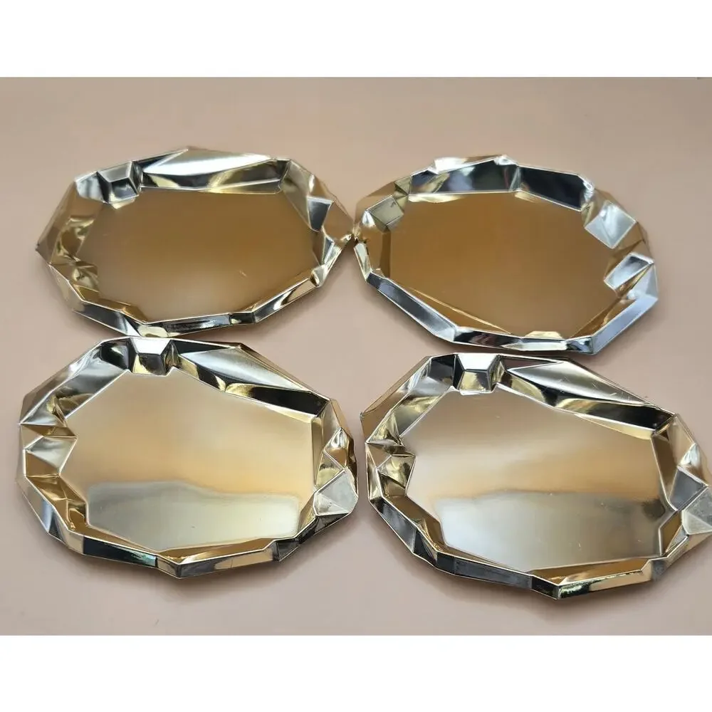 Michael Aram Madhouse Gold Color Treys Set of Four